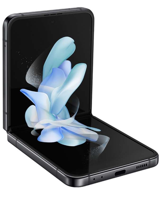 Samsung Galaxy Z Flip4 F721U Graphite 128GB – Wholesale Unlocked Foldable (B+ Stock)